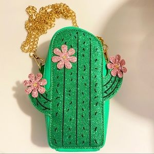 Charming Charlie Cactus Crossbody Bag